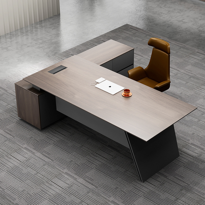 Modern Office Furniture Desk High Tech Executive Desks Boss L Shaped CEO Office Desk