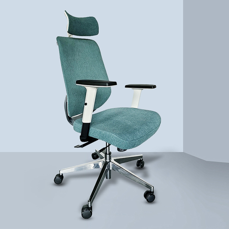 Wholesale manufacturer high back swivel ergonomic design computer revolving mesh fabric office chair wheels