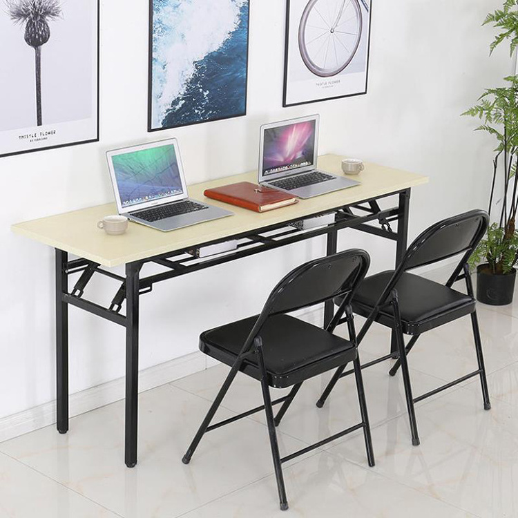 High quality folding portable training table adjustable computer conference room desk office furniture