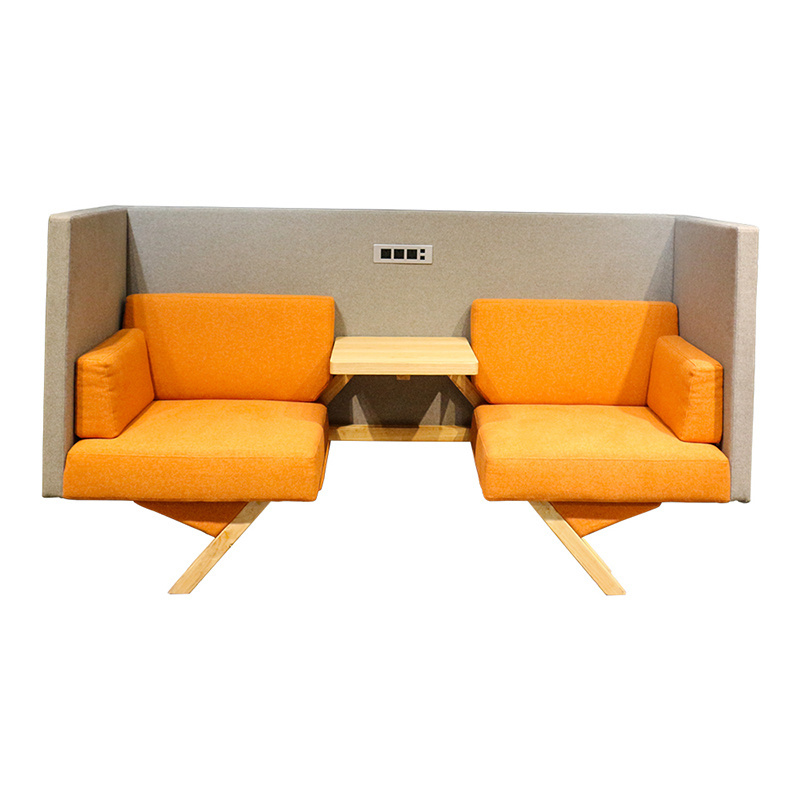 Modern Hotel Living Room Seating Partition Couch Sofa Desk Set Designs Vip Lounge Furniture Office Reception Sofas Pod