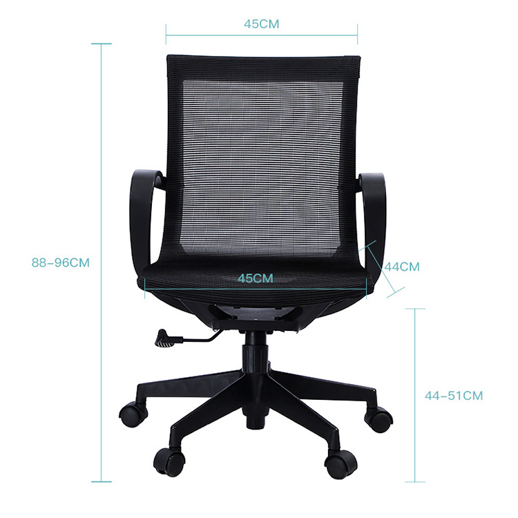 New design modern Mid back mesh staff ergonomic office chair