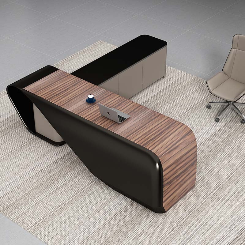 2023 Wooden office furniture desk modern boss table luxury executive ceo office desk for sale