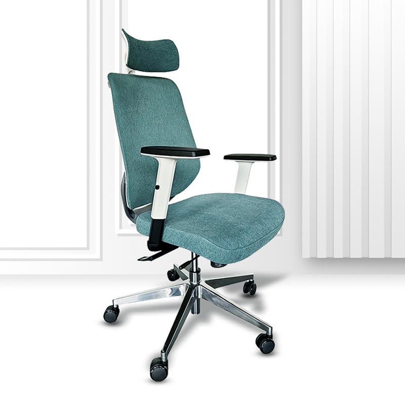 Wholesale manufacturer high back swivel ergonomic design computer revolving mesh fabric office chair wheels