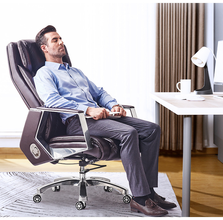 Office Furniture Big and Tall Black PU Office Chair Ergonomic Executive Office Chair