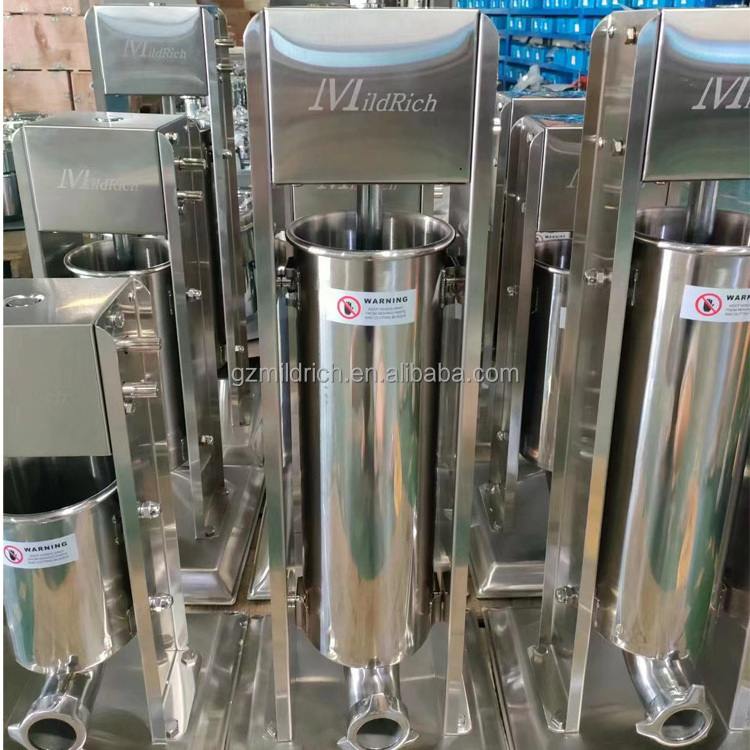 Stainless Steel Manual Vertical 15Liters Sausage Filler Maker/Meat Sausage Stuffer Machine