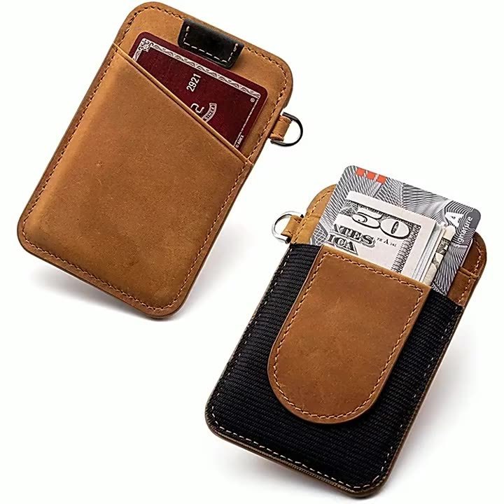 2023 Hot Slim Fashion Custom Business Cards Holders Luxury Card Holder Leather Credit Card Holder