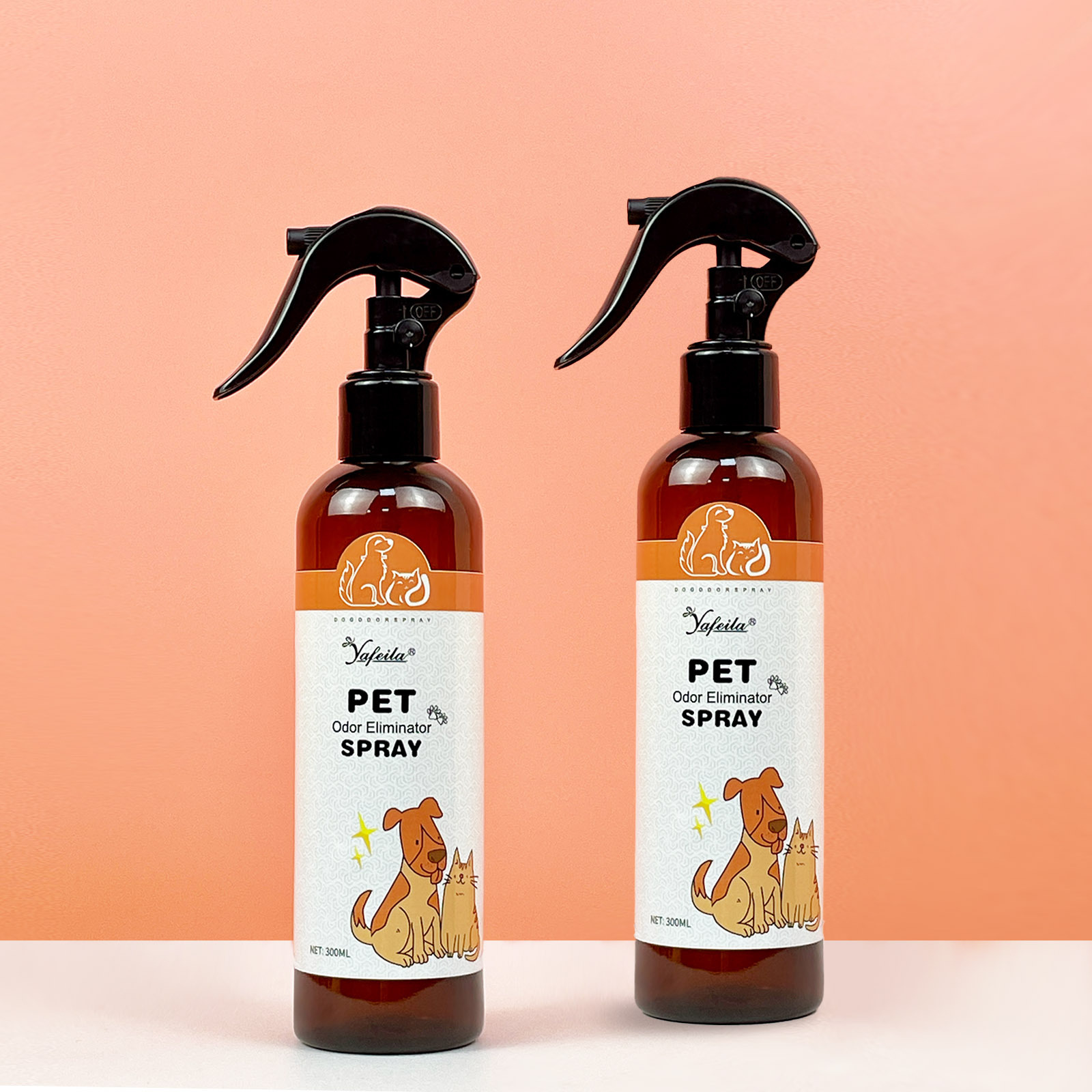 Customized fragrance not irritating pet carpet bathroom smoke odor deodorant spray for cats and dogs