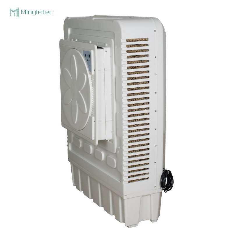 Evaporato Cooling Fan 6000m3/h airflow Wall mounted room evaporative air cooler system