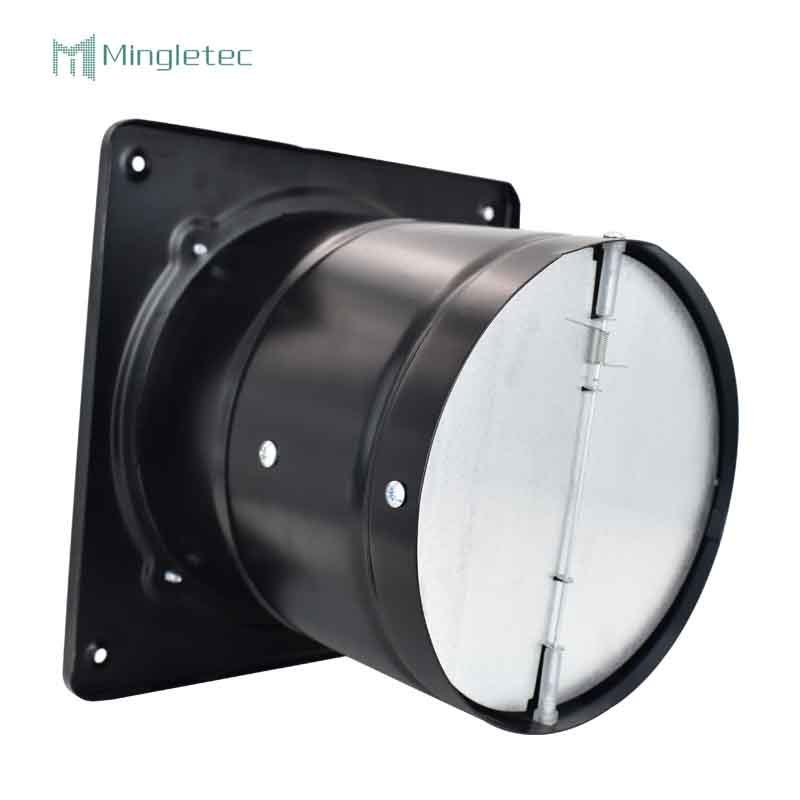 200mm 250mm 300mm Low Noise Ventilating Commercial Kitchen Bathroom wall mounted Black Exhaust Fan