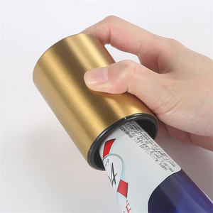 Portable Spring Loaded Bottle, Openers Magnetic Automatic Bottle Opener Magnet Beer Opener/