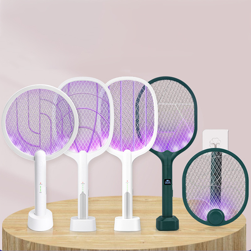 2022 New Product Mosquito, Battery Powered Lamp Best Fly Electronic Killer Racket Bug Zapper Electric Mosquito Swatter/