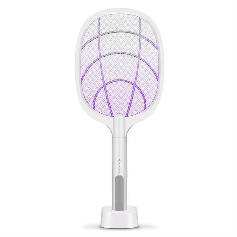 2023 2 in 1, Automatic Electric Swatter Zapper Rechargeable Bat Killer Mosquito Racket/