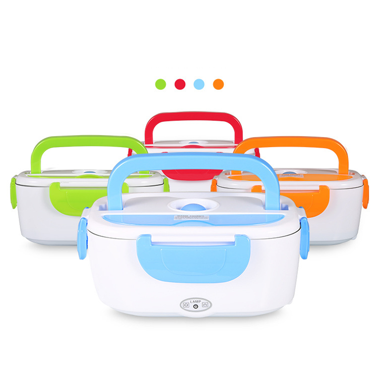 110V/220V Portable Food Warmer, Self Heating Lunchbox / Stainless Steel Electric Lunch Box/