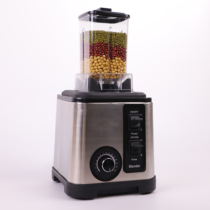 Household and Commercial Multifunctional, Blender 1500w High Power, Professional Food Processor Double, Cup Juice Extractor/