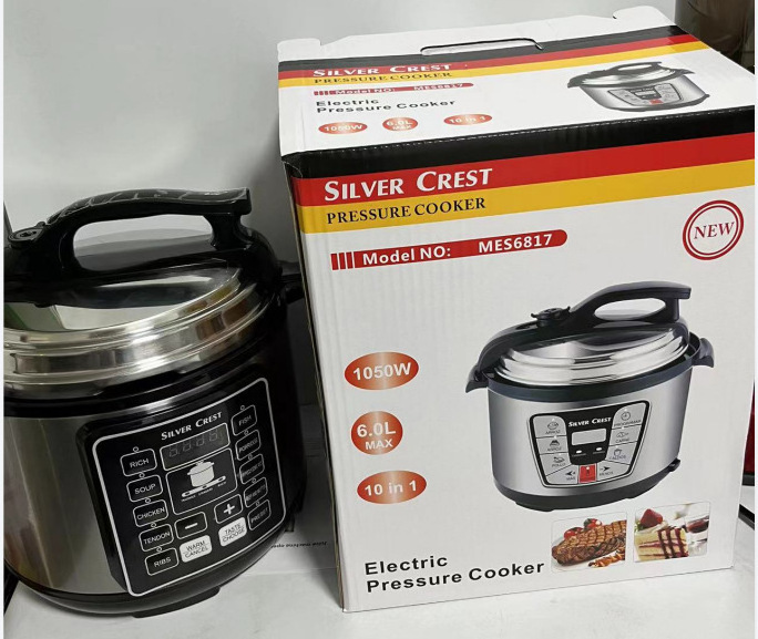 Home use silver crest, pot multi function smart digital german stainless steel electric pressure cooker/