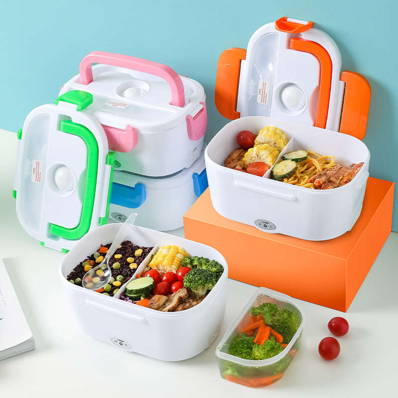 220V/110V Portable Electric Heating, Lunch Box Food-Grade Food Container Food Warmer For Kids/