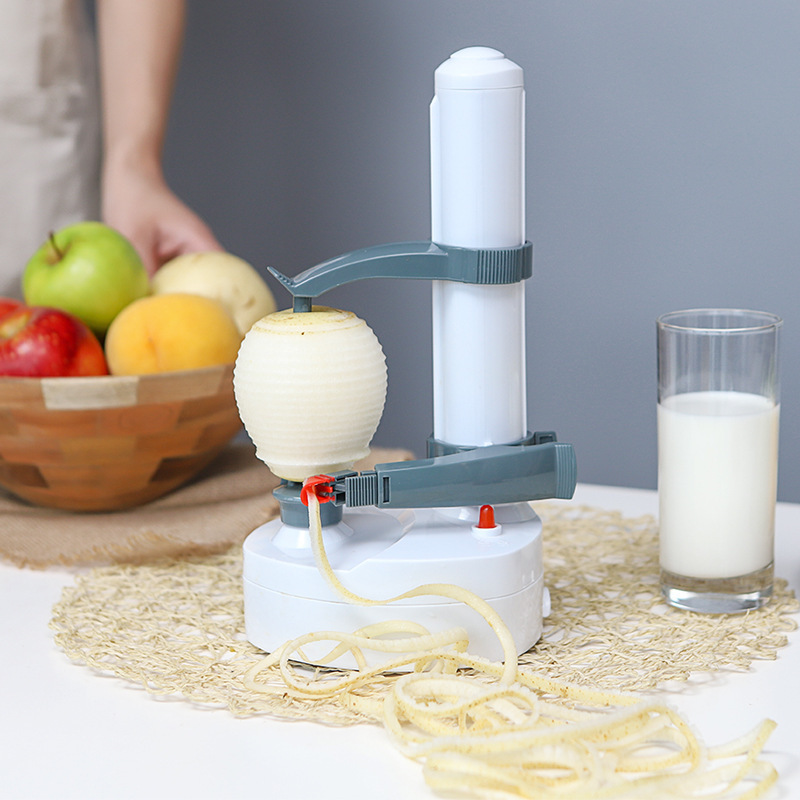 Electric Pota Peelers Automatic, Rotating Apple Peeler Potato Peeling Machine Automatic Fruits Vegetables Cutter Kitchen Peelin/