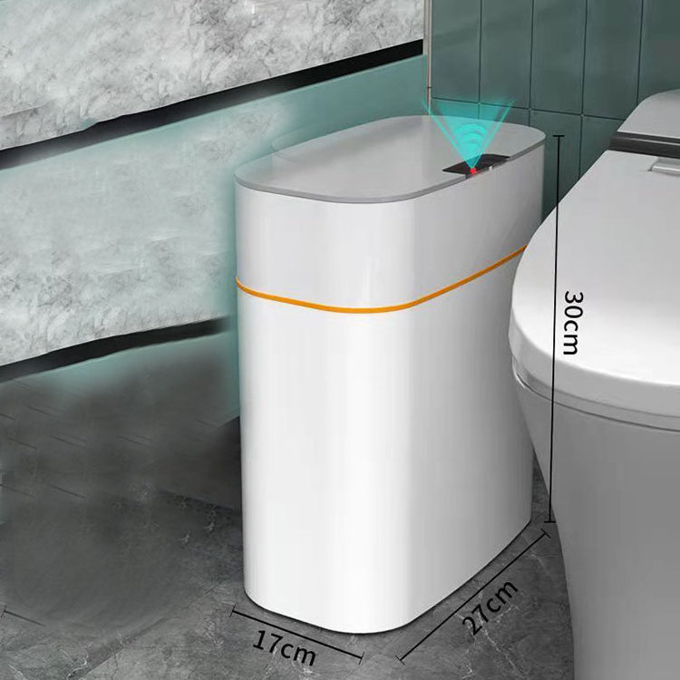 Smart automatic sensor intelligent, kitchen plastic bathroom touchless hotel rubbish trash waste garbage bins sensing trash can/