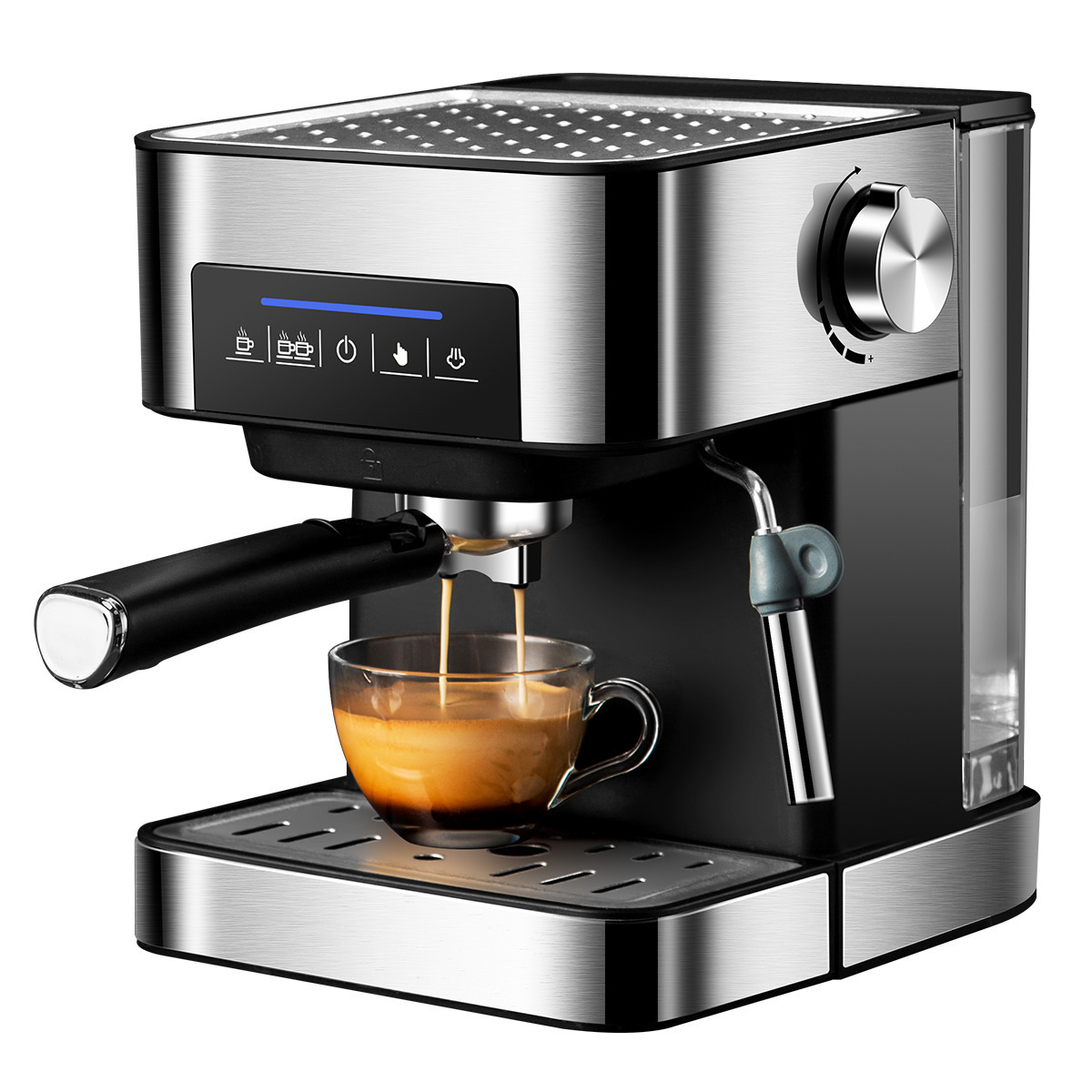 Stainless Steel Coffee Manchine,Machine Full Automatic 220V 20Bar Espresso Coffee Makers/