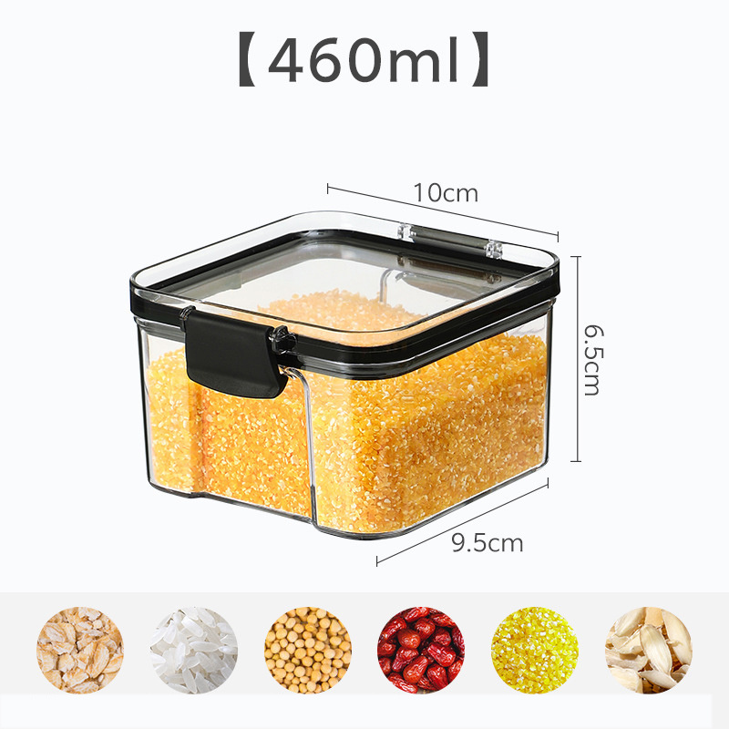 Crystal Clear Cereal Food, Storage Set Pantry Organization Plastic Container Storage Airtight Food Storage Container Sets/