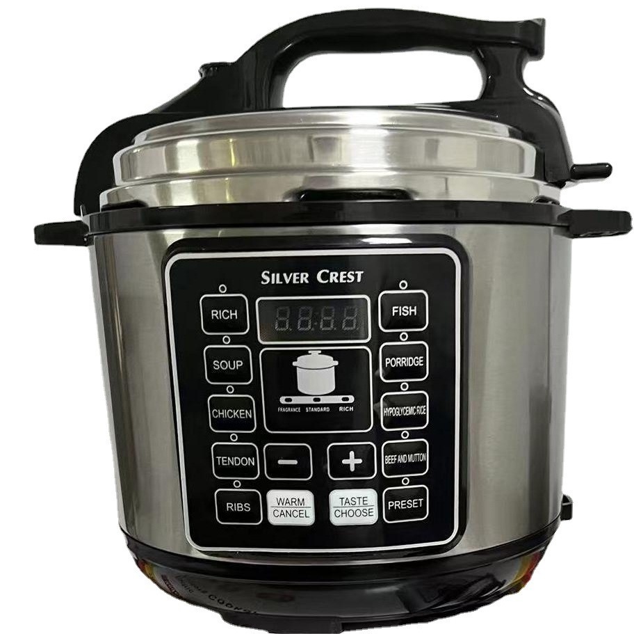 Home use silver crest, pot multi function smart digital german stainless steel electric pressure cooker/