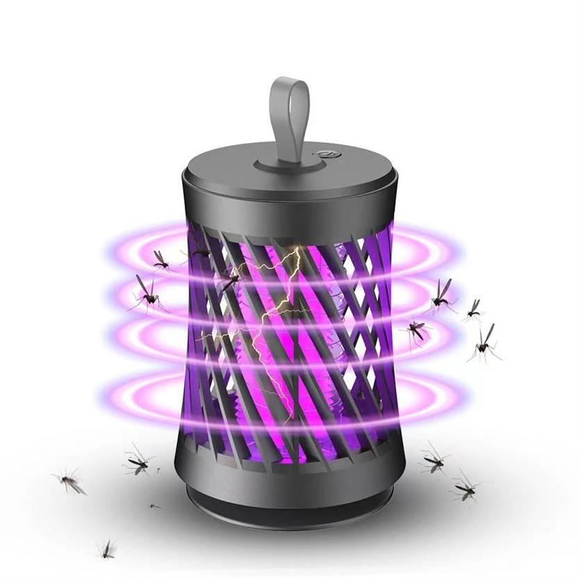 New electric shock mosquito, lamp USB rechargeable purple light mosquito trap indoor and outdoor mosquito trap/