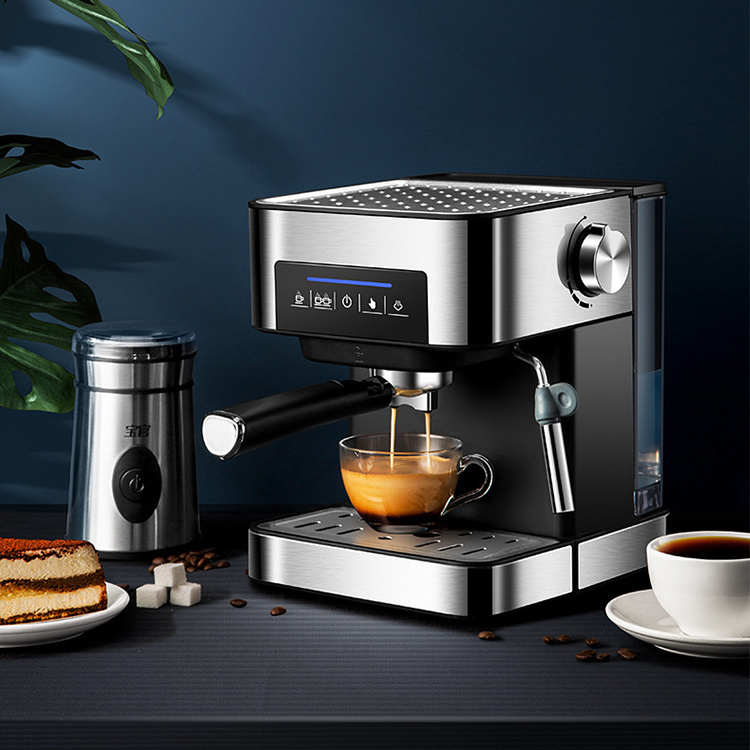 Stainless Steel Coffee Manchine,Machine Full Automatic 220V 20Bar Espresso Coffee Makers/