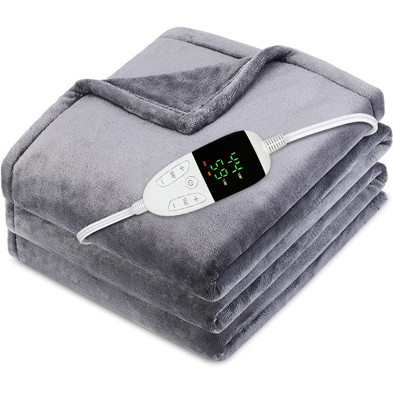 New Fast Heating Blanket, Machine Washable Super Soft And Comfortable Electric Heated Blanket With Hand Controller/