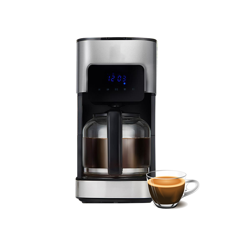 1.5L Automatic Coffee Equipment, Shutoff Coffee Espresso Programmable Household Drip Coffee Maker/