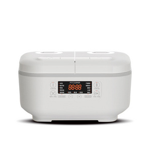 New Arrival Can Cook, Rice And Vegetables At The Same Time Smart Electric Double Healthy Nonstick Liner Rice Cookers/