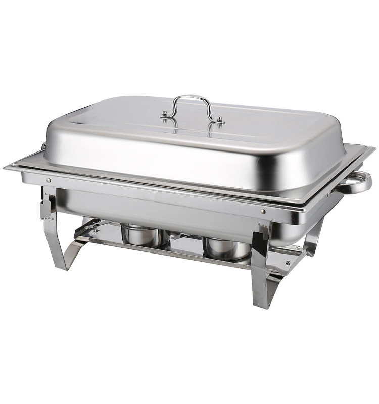 Cheap Chafing Dish Food, Warmers Display Luxury Gold Chafing Dish Stainless with Fuel Burner/