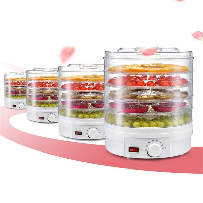 Commercial Food Processors Small, Digital 5 Layers Fruit Vegetable Food Dehydrator/