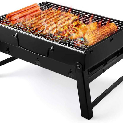 Outdoor Portable Carbon Barbecue, Stove for Picnic Garden Party Cooking Terrace Camping Travel Foldable Mini BBQ Grill/