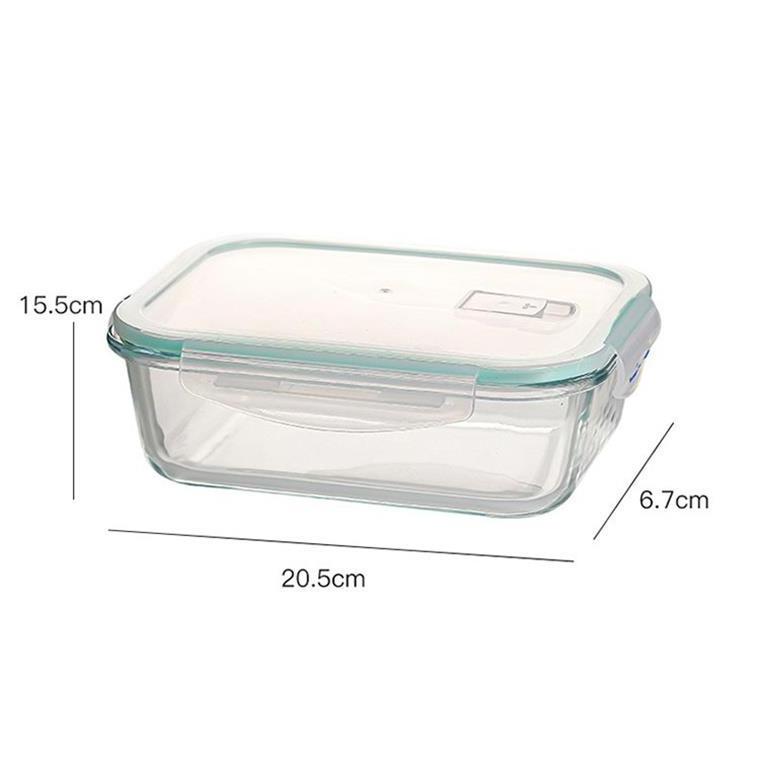 Locking Lids Freezer Oven, Safe Rectangle Round food Glass Food Storage Lunch Containers glass lunch box/