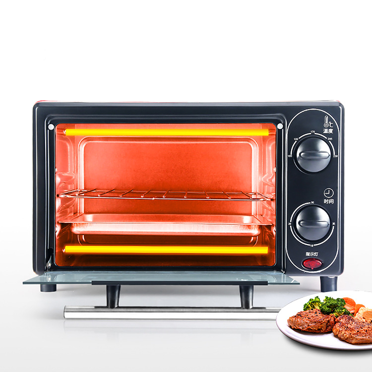 High Configuration Multifunction Household, Mini 12L Baking Pizza Maker Small Appliances Gifts Convection Toaster Electric Oven/