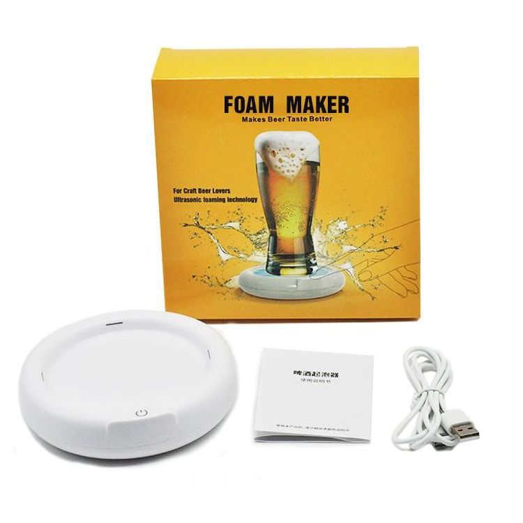 Professional Manufacturer Portable Beer, Pourer Beer Bubbler Supersonic Foaming Machine Beer Foam Maker/