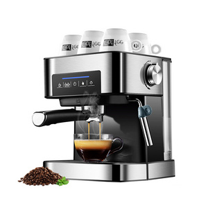 Stainless Steel Coffee Manchine,Machine Full Automatic 220V 20Bar Espresso Coffee Makers/