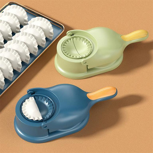 2 In 1 Dumpling, Skin Press Manual Dumpling Maker Machine DIY Dough Pressing Tool Set Dumplings Mold/