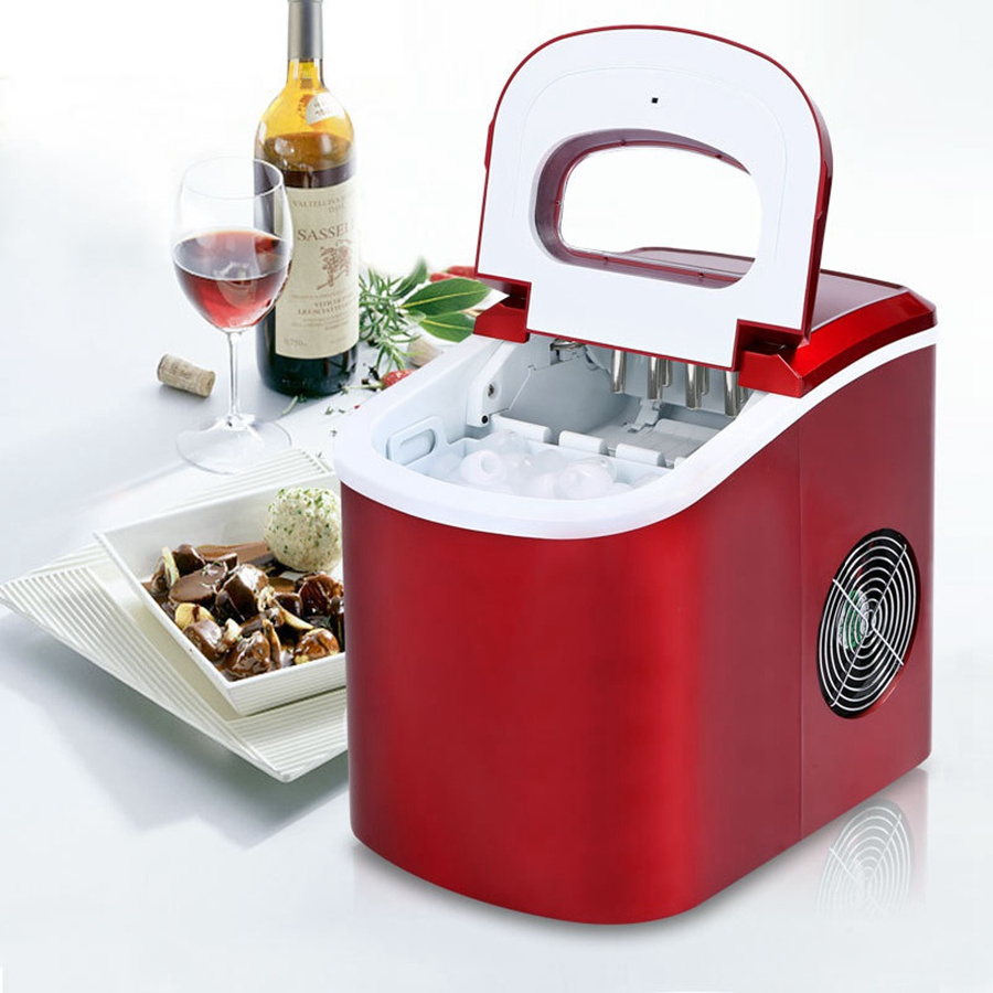 Ice Maker Small Milk, Tea Shop Home Desktop Bar Cube Ice Making Machine/