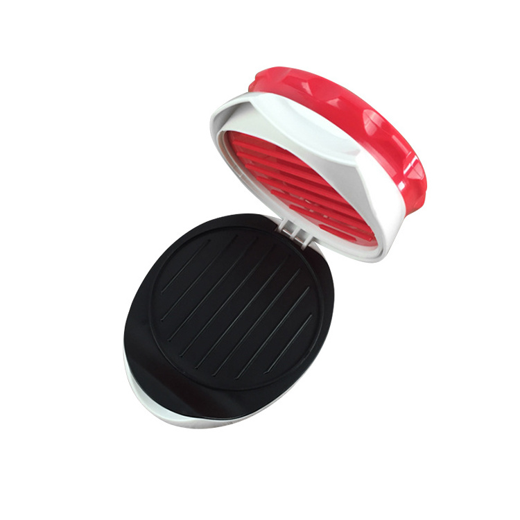 Plastic Handle Manual Round,Shape Abs Material Non-stick Coating Hamburger Press Meat Press/