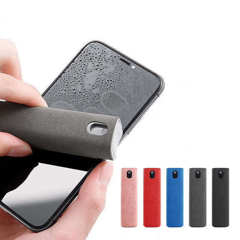 All-in-One Spray Wipe Cleaner, Fingerprint Proof Screen Cleaner Portable Mini Screen Cleaner/