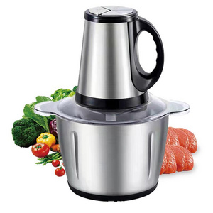 Wholesale 3L Food Grinder, Cheap Price Glass Bowl Veggie Chopper Electric Meat Shredder/