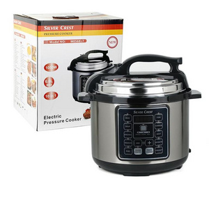 Home use silver crest, pot multi function smart digital german stainless steel electric pressure cooker/