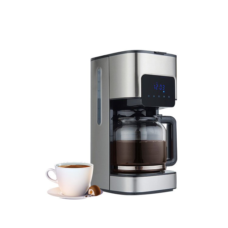 1.5L Automatic Coffee Equipment, Shutoff Coffee Espresso Programmable Household Drip Coffee Maker/