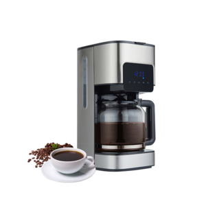 1.5L Automatic Coffee Equipment, Shutoff Coffee Espresso Programmable Household Drip Coffee Maker/