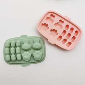 Hot Sale Baby Food, Steamer Food Test Silicone Sausage Mold with lid/