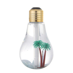 Creative Small Night Light, Humidifier Usb Mute Small Colorful Wholesale 400ml Lightbulb Humidifier/