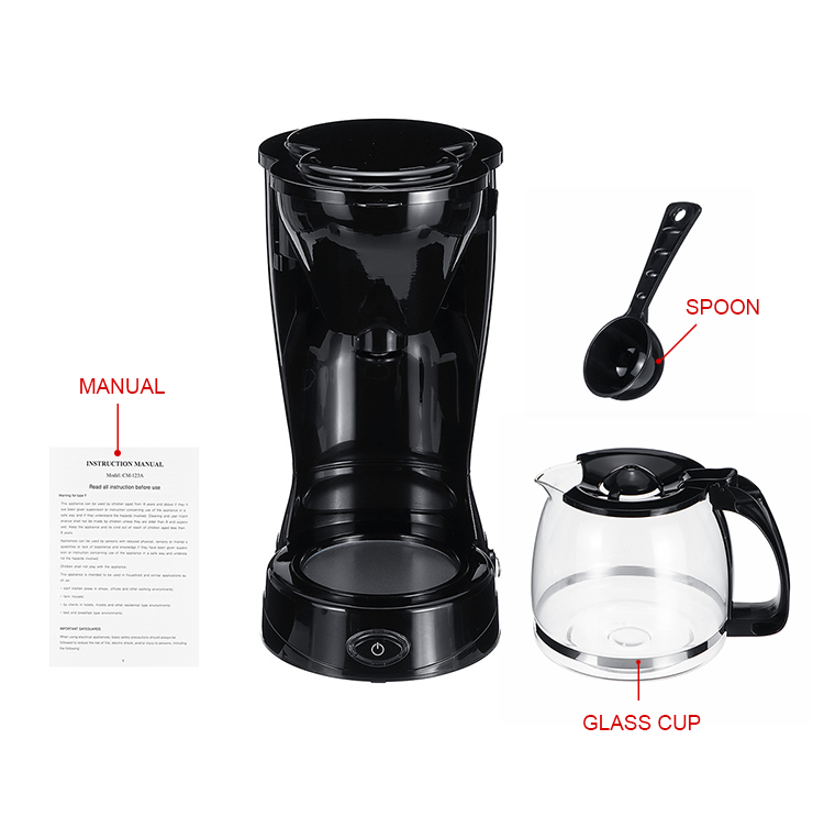 Professional Factory Electric Glass, Espresso Tea Coffee Moka Pot Set Cold Brew Coffee Maker With Filter/