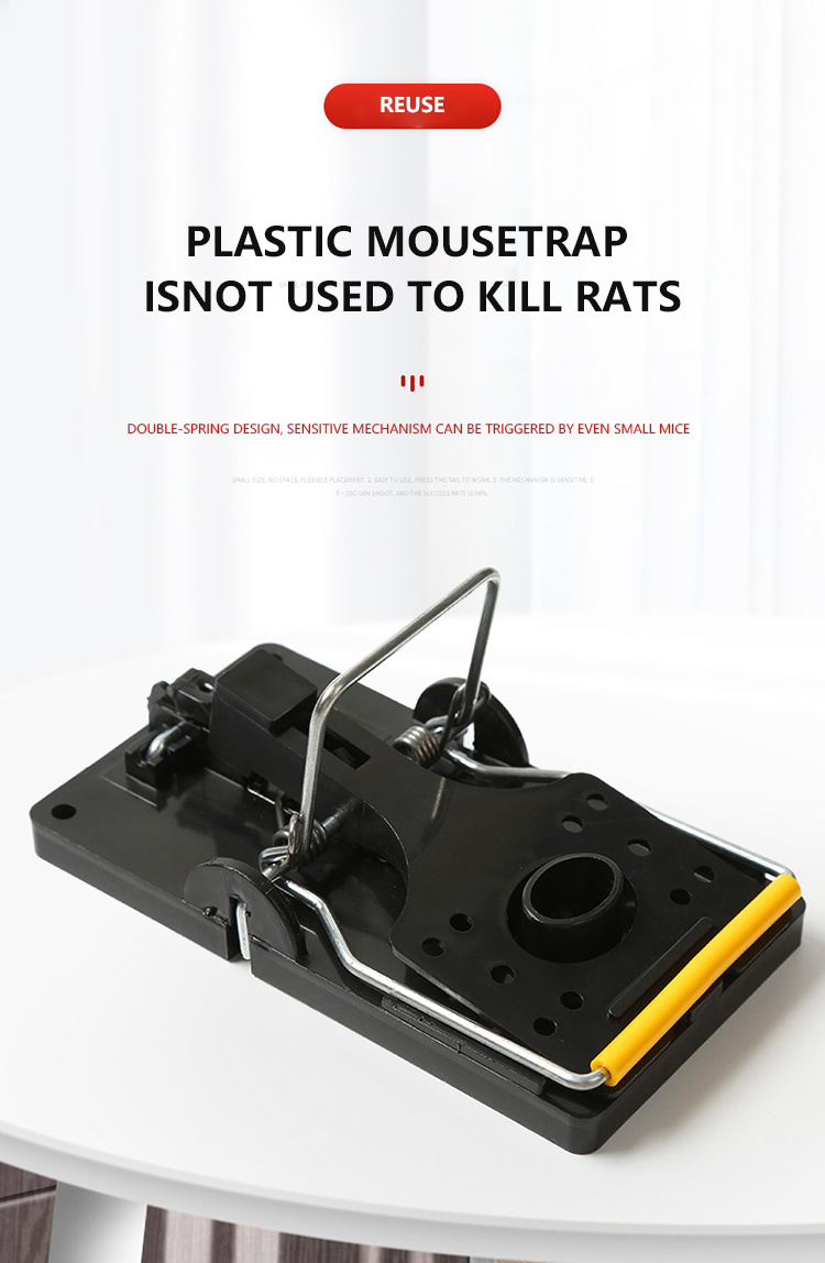 Rat Trap Mouse trap, Plastic household mousetrap Sensitive rat control tool Catch mousetrap stick mouse board/