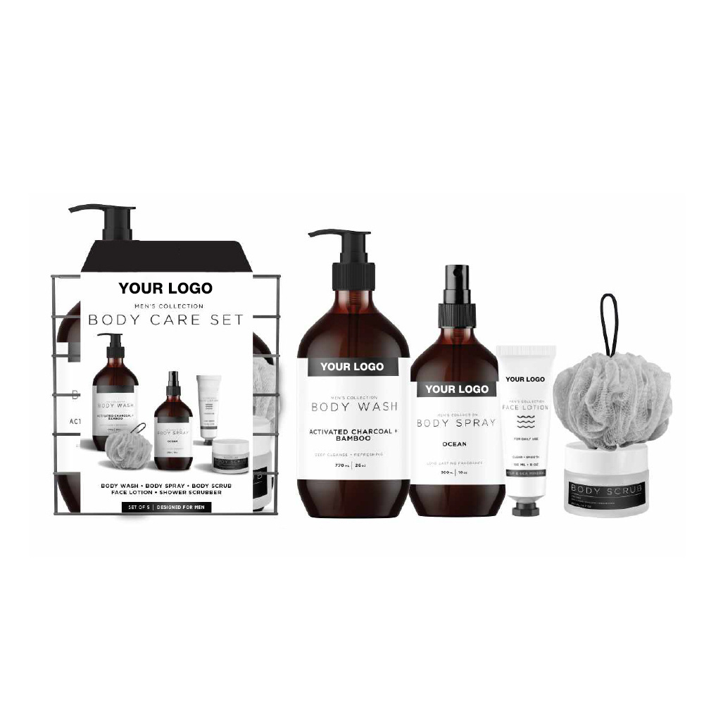 Natural Skin Moisturizing Relaxing Spa Bath Wash Body Work Care Set